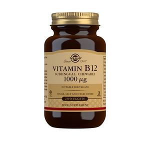 Billede af Solgar B12-vitamin 1000 Âµg - 250 tyggetabletter