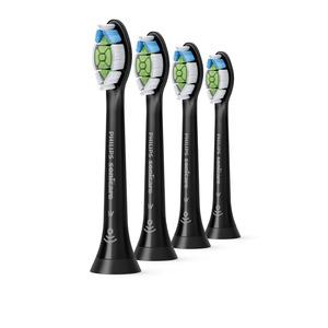 Sonicare White Børstehoveder Sort 4 Stk Fra Philips