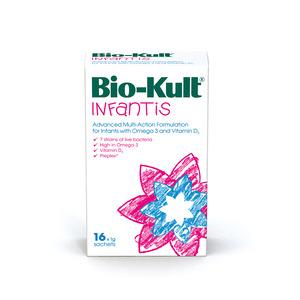 Bio-Kult Infantis til babyer og børn indeholder 16 breve af 1 gram