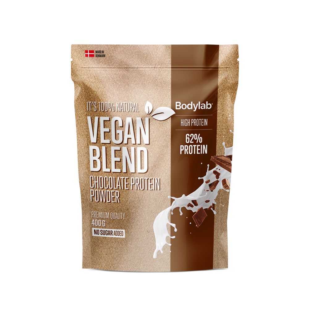 Bodylab vegan blend protein - 400 g - Chokolade