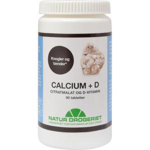 Natur-Drogeriet Calcium + D - 90 tabletter