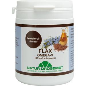 Natur-Drogeriet Flax Omega-3 - 180 kapsler