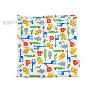 ImseVimse Wet Bag m. lynlås, 28 x 26 cm - Wildlife