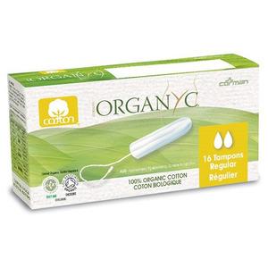 ORGANYC tampon regular u. indf.hylster Ø - 16 stk