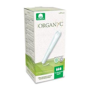 ORGANYC tampon super m. indf. hylster Ø - 14 stk