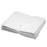 Oopsy stofbleer dobbeltvævet 70x70 cm i hvid - 5 stk