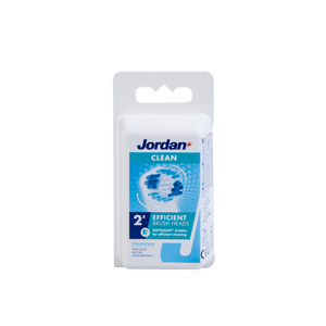 #3 - Jordan Clean tandbørstehoveder - 2-pak