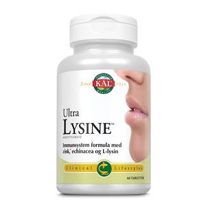 KAL Ultra Lysin til forbebyggelse ved herpes på læberne 60 tabletter