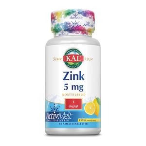 KAL Zink 5 mg, ActiveMelt - 60 tab