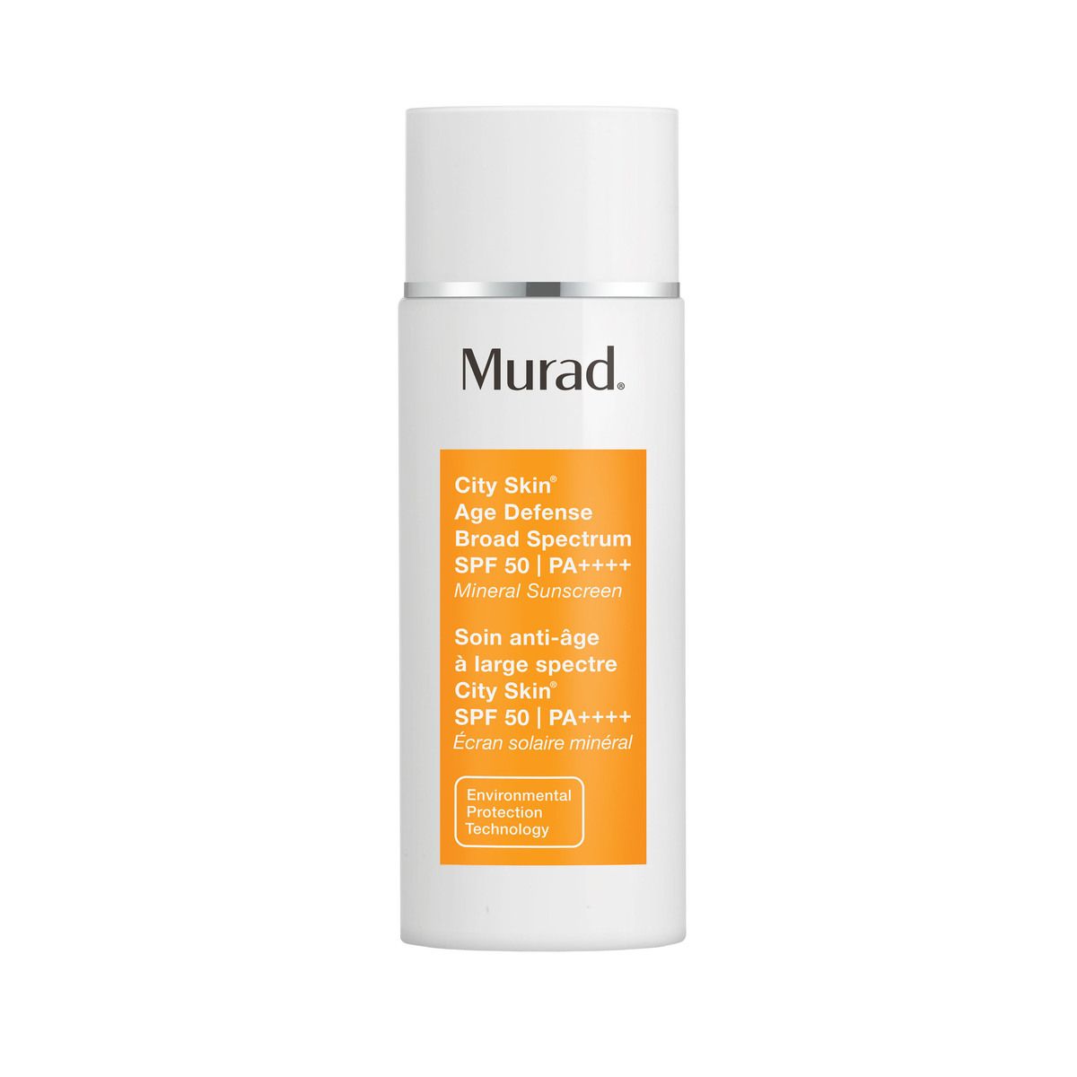 Dårligt humør tredobbelt klinge Køb Murad City Skin Age Defense SPF 50 PA++++ 50 ml hos Med24.dk