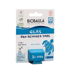 BioBaula rengøringstabs, glasrens - 3 tabs