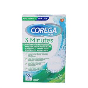 Corega Tabs 3 minutes - 36 stk