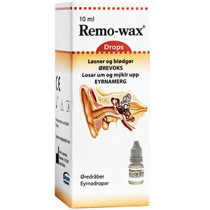 Remo-wax øredråber uden sprøjte - 10ml