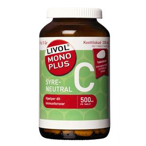 Livol Mono Stærk C-vitamin, 500 mg - 230 tabletter