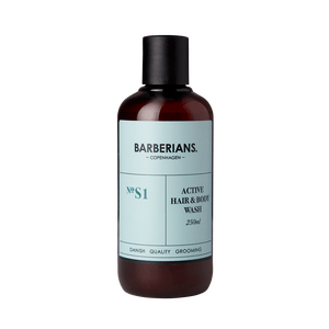 Barberians Active Hair & Body Wash - 250 ml.