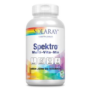 8: Solaray Spektro Multi-Vita-Min u. jern og K - 300 kaps.