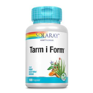 Solaray Tarm i Form - 100 kapsler