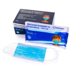 Protego medical mundbind type II R til børn - 10 stk.