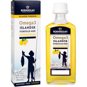 Lysi Omega-3 Flydende Fiskeolie Citrus - 240 ml.