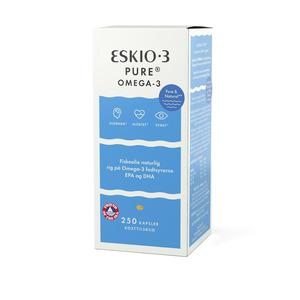 Eskio-3 fiskeolie 250 kapsler