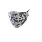 Stofmaske 2-lag zebra/sort vendbart - 1 stk.