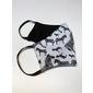 Stofmaske 2-lag zebra/sort vendbart - 1 stk.