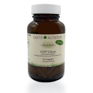 Earth Nutrition GTF Chrom med antioxidanter - 60 kapsler