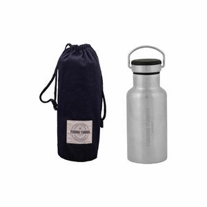 Yummii Yummii termoflaske m. sort bambuslåg - 350 ml