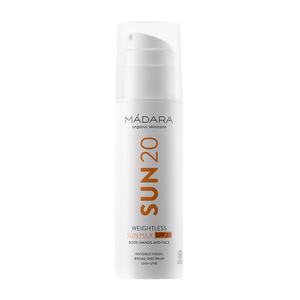 Mádara Weightless Sun Milk SPF20 - 150 ml