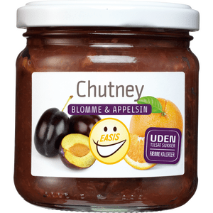 Easis Chutney m. blomme og appelsin - 190 g