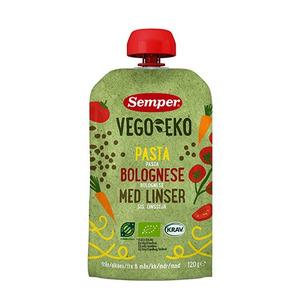 Semper Vego Eko Pasta Bolognese m. linser - 6 mdr