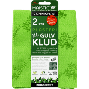 Maistic mikroplastfri XL gulvklude - 2-pak