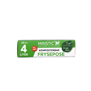 Maistic Komposterbare fryseposer 4 L - 20 stk