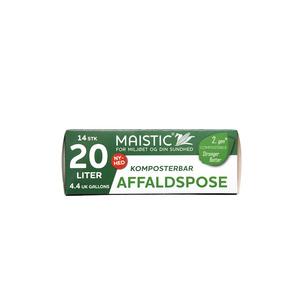 Maistic Komposterbare affaldsposer 20 L - 14 stk