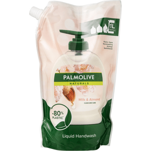 4: Palmolive Almond Håndsæbe Refill - 1000 ml.