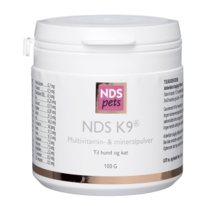 #2 - NDS K9 Multivitamin/mineral Hund og Kat - 100 g.