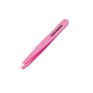 Tweezerman Mini Slant skrå pincet Neon Pink - 1 stk.