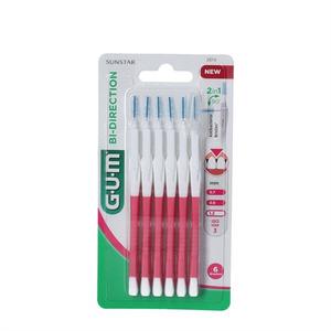 Gum Bi-Direction 1,2 mellemrumsbørste - 6 stk.
