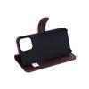Radicover iPhone 12 / 12 PRO Flipcover, vegansk læder - Brun