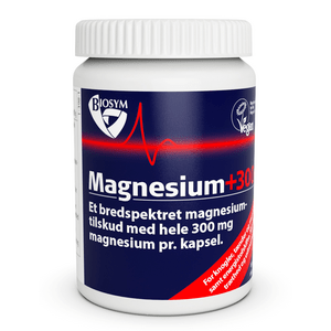 Magnesium +300 - 60 kapsler