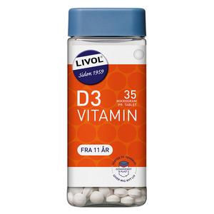 Livol D-vitamin 35 ug - 350 tabletter