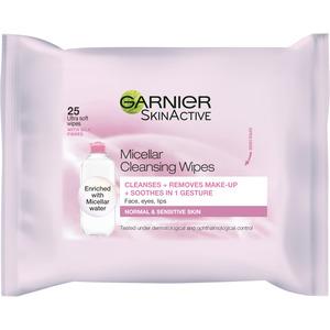Garnier Skin Active Micellar Cleansing Wipes - 25 stk.
