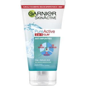 Garnier Skin Active Pure 3in1 Clay - 150 ml.