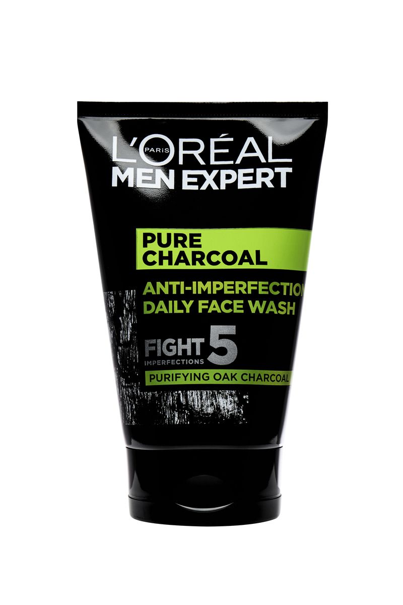 Køb L'Oréal Men Expert Pure Charcoal Face Wash 100 ml hos Med24.dk
