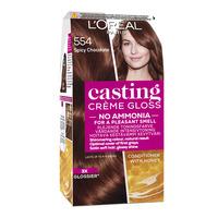 L'Oréal Paris Casting Creme Gloss Hårtone - 1 stk. - 554 Spicy Chocolate