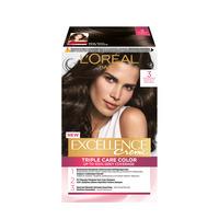 L'Oréal Paris Excellence Crème Hårfarve - 1 stk. - 3 Darkest Brown