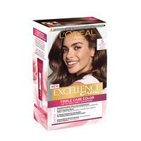 L'Oréal Paris Excellence Crème Hårfarve - 1 stk. - 5 Natural Light Brown
