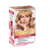 L'Oréal Paris Excellence Crème Hårfarve - 1 stk. - 8 Natural Light Blonde