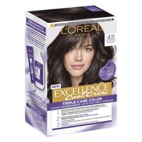 L'Oréal Paris Excellence Crème Hårfarve - 1 stk. - 4.11 Ultra Ash Brown