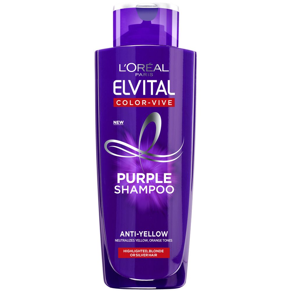 Køb L'Oréal Elvital Color Vive Purple Shampoo 200 ml hos Med24.dk